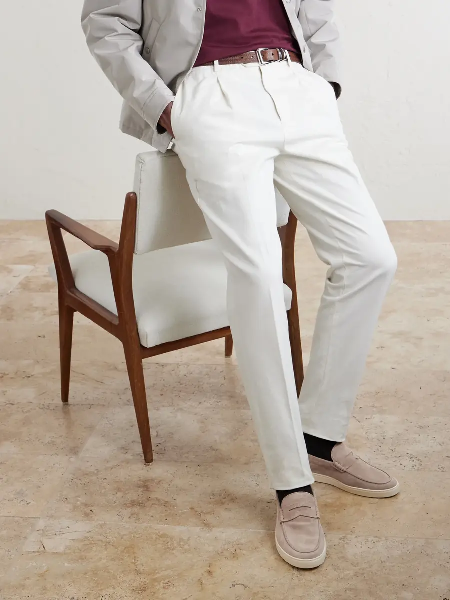Brunello Cucinelli Suede Penny Loafers - Men | Thumbnail 2 Brunello Cucinelli Suede Penny Loafers - Men | Thumbnail 2