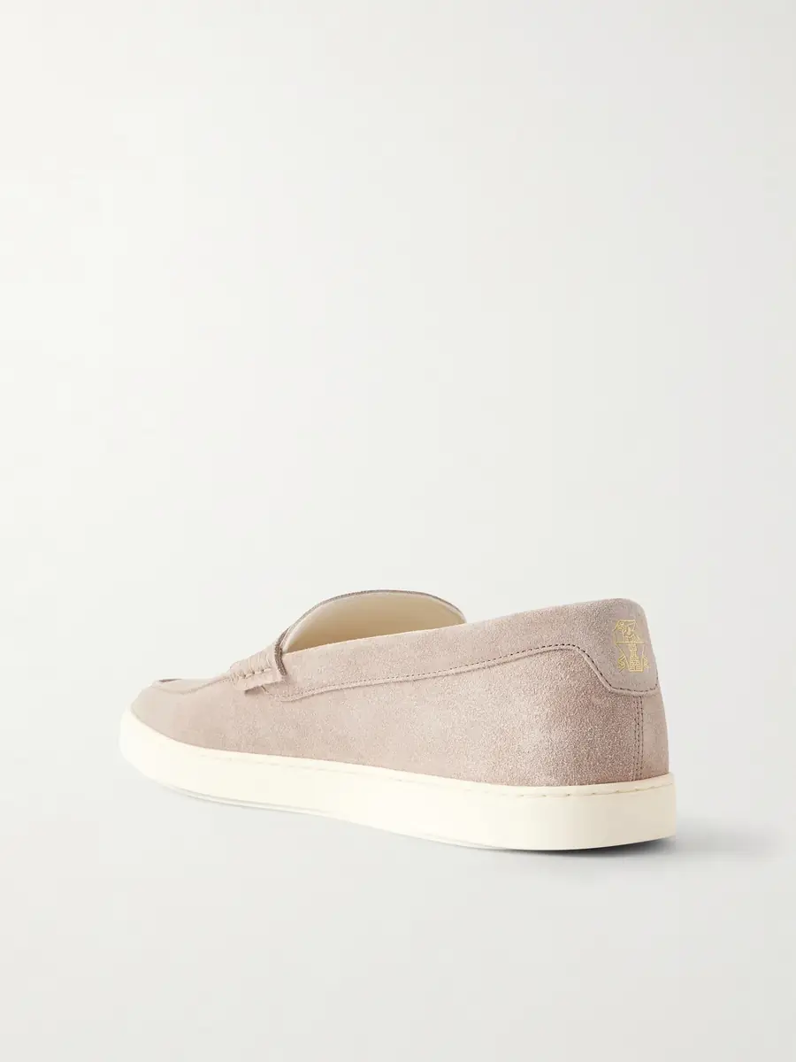 Brunello Cucinelli Suede Penny Loafers - Men | Thumbnail 4 Brunello Cucinelli Suede Penny Loafers - Men | Thumbnail 4