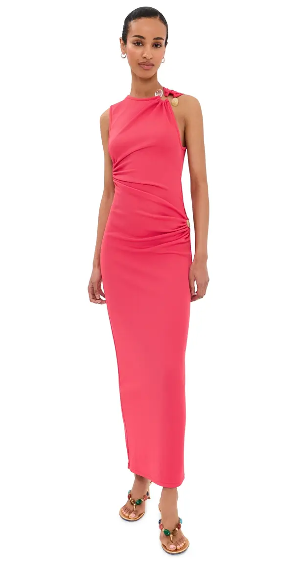 Christopher Esber Callisto Trinity Tank Dress Watermelon | Image 1 Christopher Esber Callisto Trinity Tank Dress Watermelon | Image 1