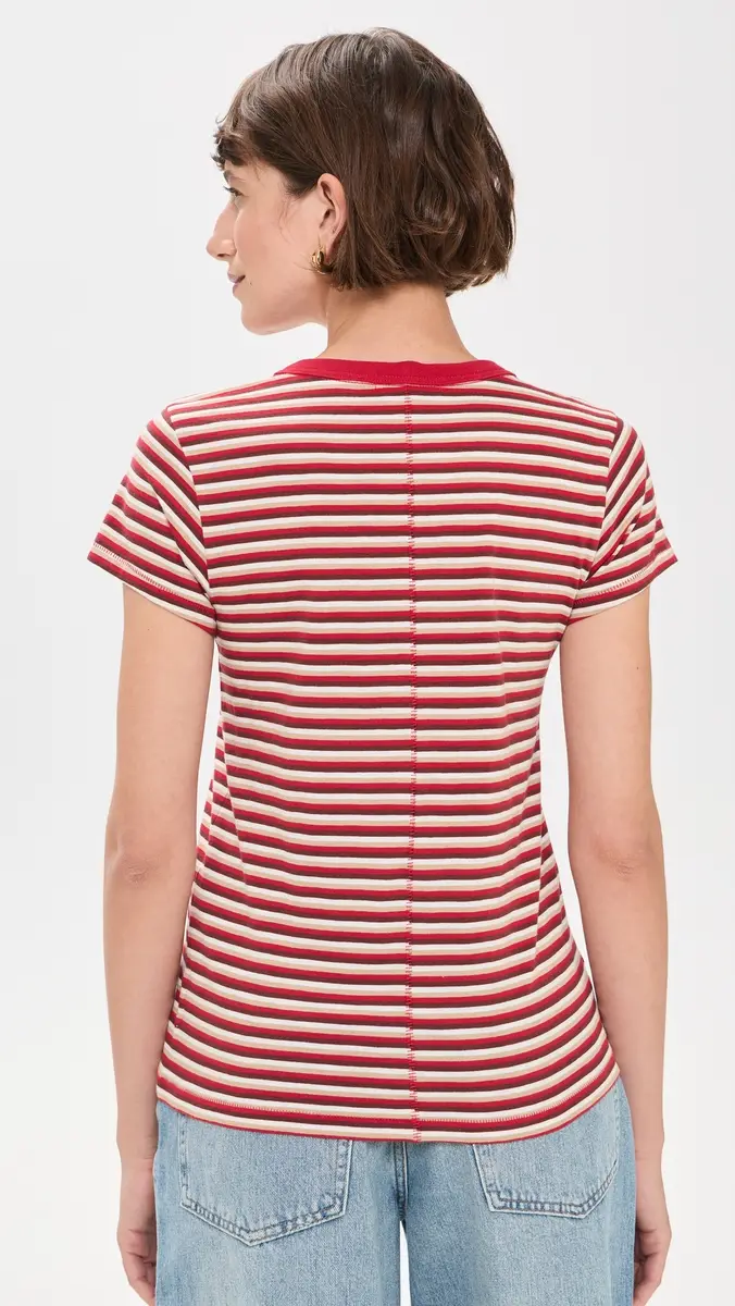 rag & bone The Slub Striped Tee | Thumbnail 3 rag & bone The Slub Striped Tee | Thumbnail 3