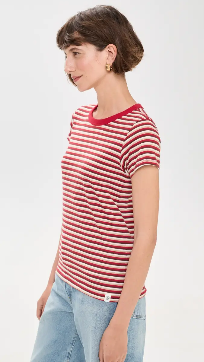 rag & bone The Slub Striped Tee | Thumbnail 4 rag & bone The Slub Striped Tee | Thumbnail 4