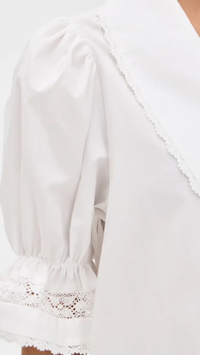 ROAME. Maisie Tie Shirt White | Thumbnail 6 ROAME. Maisie Tie Shirt White | Thumbnail 6