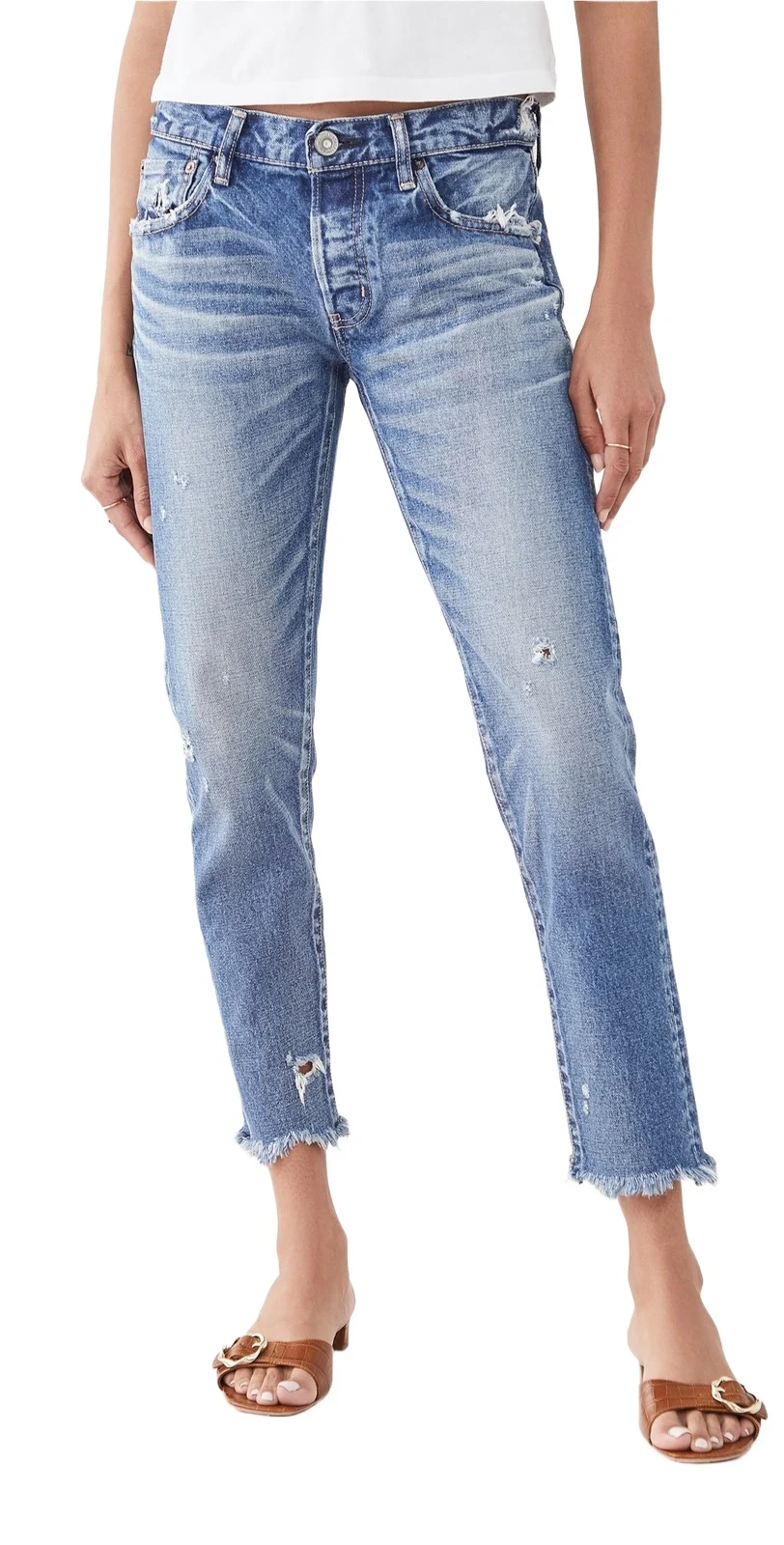 Moussy Vintage Keller Tapered Blue Jeans