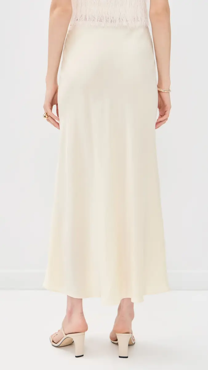 Bec & Bridge Silk Bias Maxi Skirt Cream | Thumbnail 3 Bec & Bridge Silk Bias Maxi Skirt Cream | Thumbnail 3