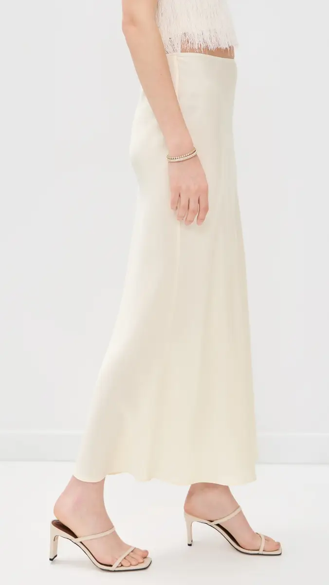 Bec & Bridge Silk Bias Maxi Skirt Cream | Thumbnail 4 Bec & Bridge Silk Bias Maxi Skirt Cream | Thumbnail 4