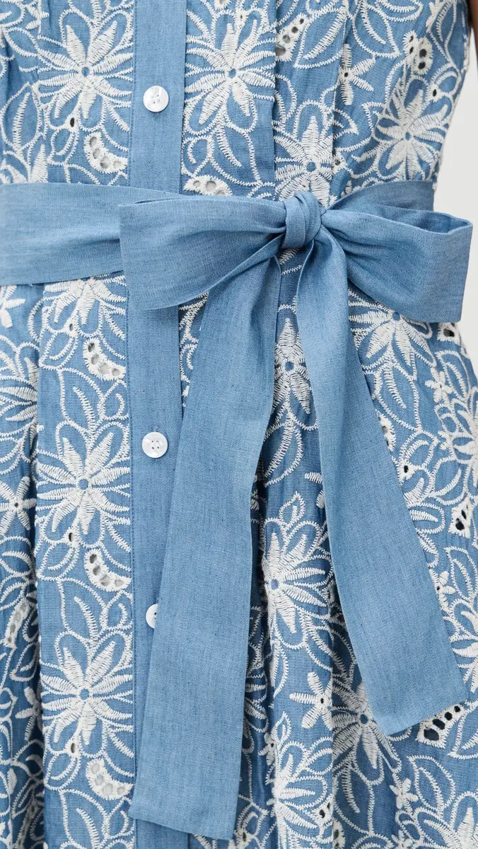Shoshanna Kendra Dress Chambray/ | Thumbnail 6 Shoshanna Kendra Dress Chambray/ | Thumbnail 6