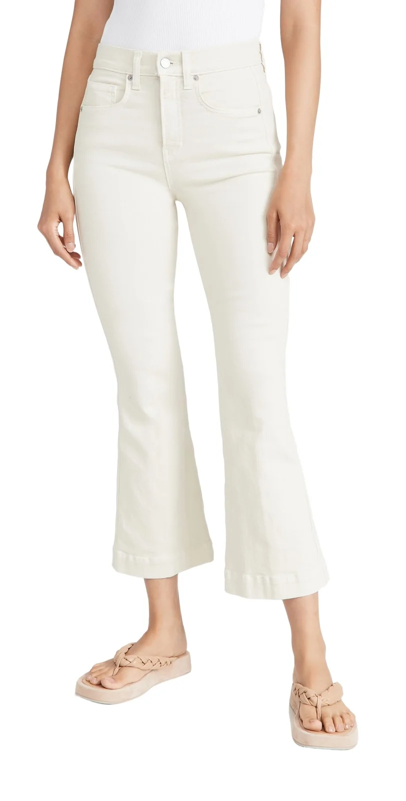 Veronica Beard Jean Carson High Rise Ankle Flare Jeans