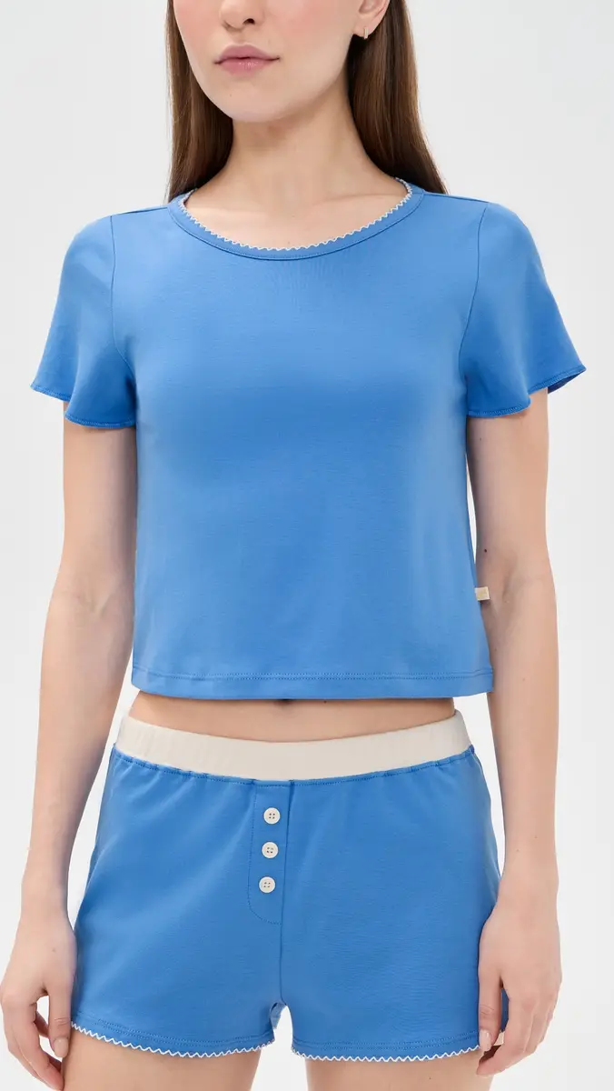 Cozyland by Morgan Lane Baby Crop Tee | Thumbnail 2 Cozyland by Morgan Lane Baby Crop Tee | Thumbnail 2