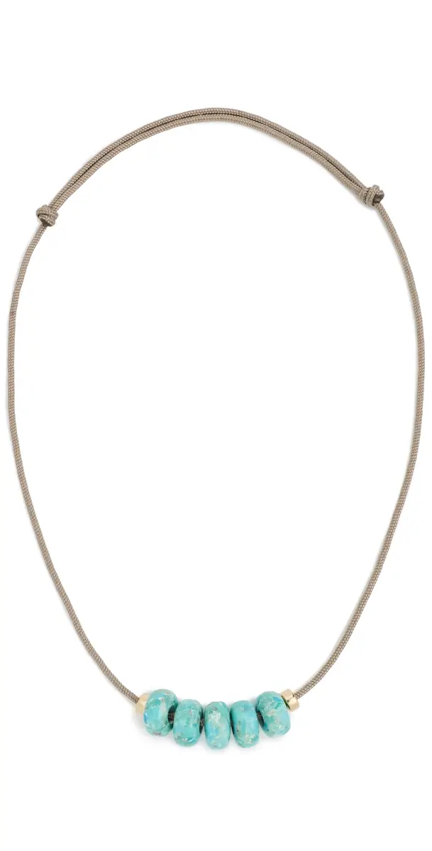 Zoë Chicco 14k Arizona Turquoise Slider Necklace