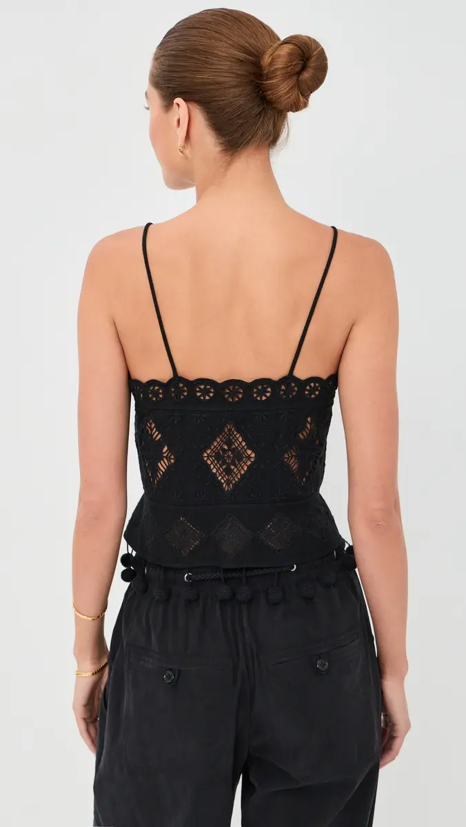 Isabel Marant Nelssy Top Black | Thumbnail 3 Isabel Marant Nelssy Top Black | Thumbnail 3