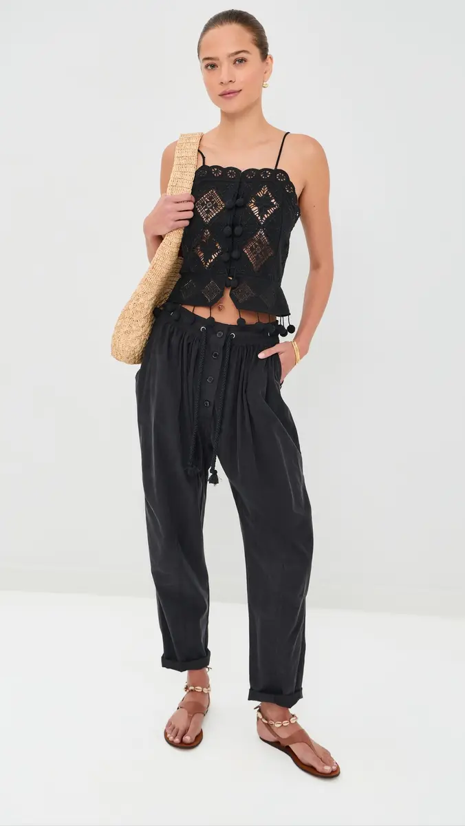 Isabel Marant Nelssy Top Black | Thumbnail 5 Isabel Marant Nelssy Top Black | Thumbnail 5