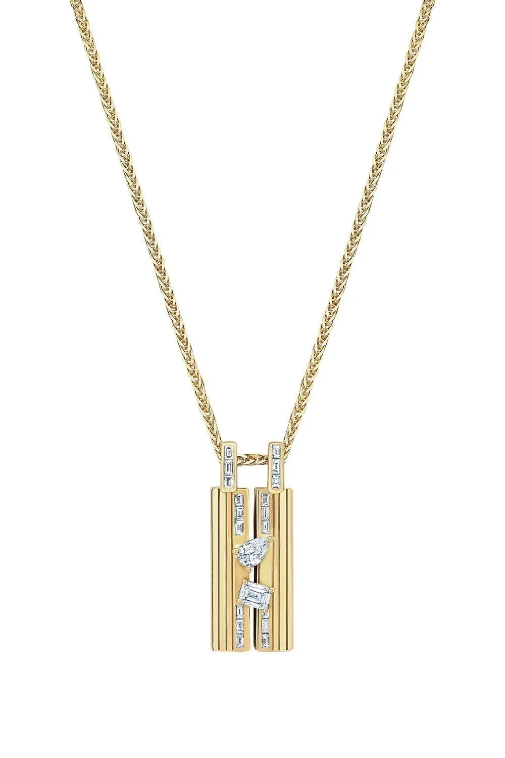 Diamond Diamond Small Blade Necklace