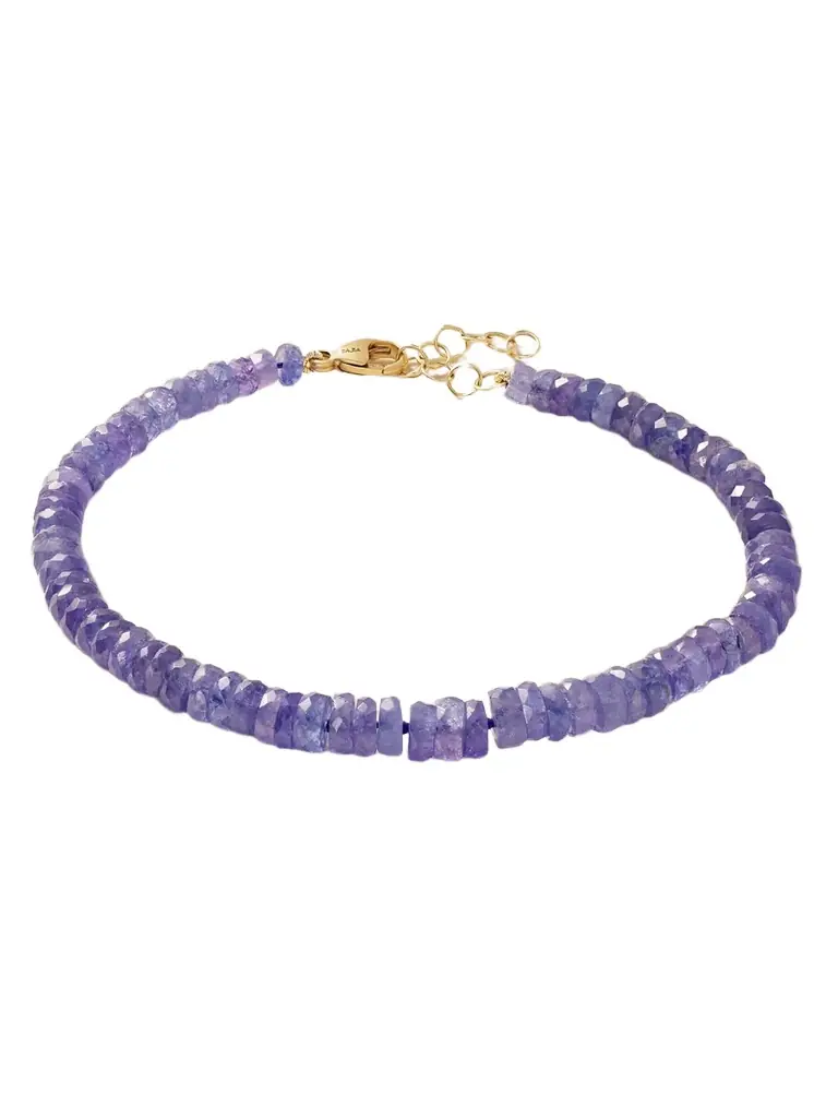 14-karat Gold Tanzanite Bracelet 14-karat Gold Tanzanite Bracelet