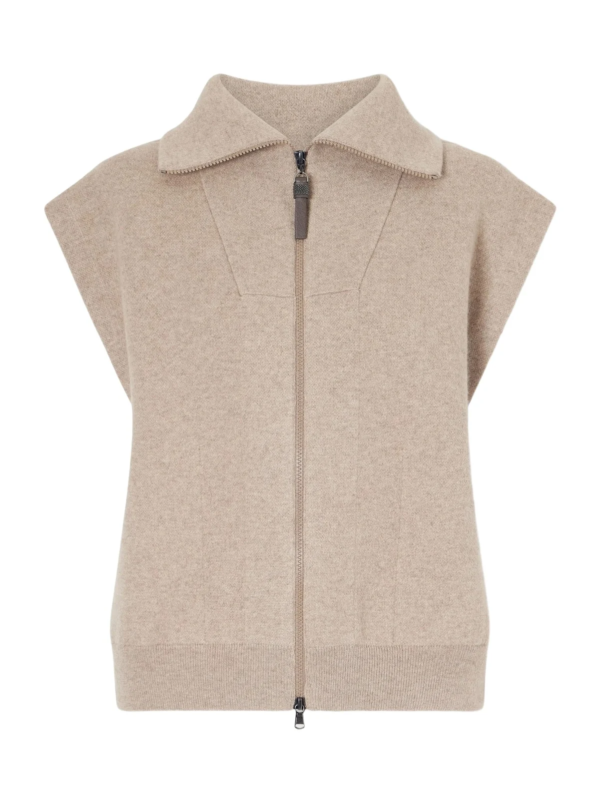 Cashmere-blend Zip-up Gilet Cashmere-blend Zip-up Gilet