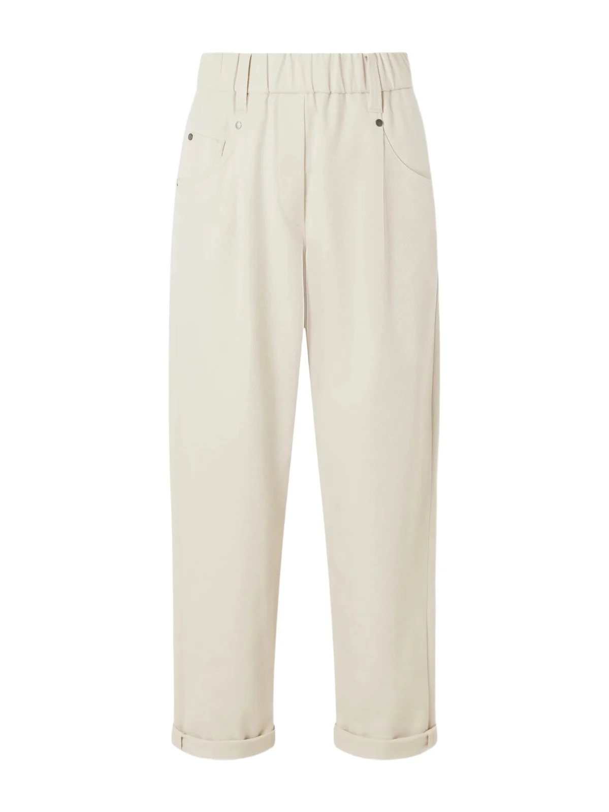 Tapered Cotton-blend Trousers Tapered Cotton-blend Trousers