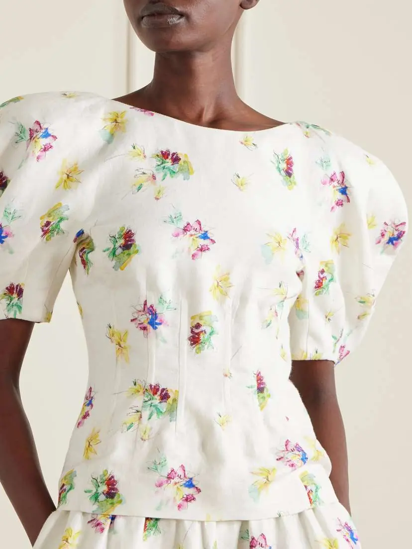 Gabriela Hearst Ayelet Floral-print Linen-twill Blouse | Thumbnail 4 Gabriela Hearst Ayelet Floral-print Linen-twill Blouse | Thumbnail 4