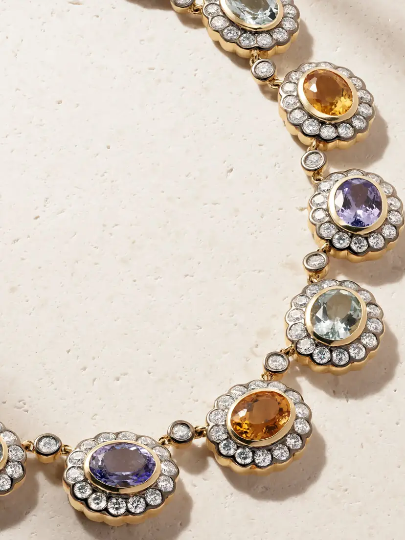 Marlo Laz Alexandra 14-karat Gold Multi-stone Necklace | Thumbnail 4 Marlo Laz Alexandra 14-karat Gold Multi-stone Necklace | Thumbnail 4