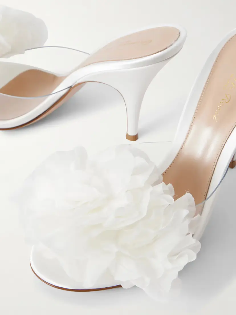 Gianvito Rossi Igea 95 Embellished Pvc Sandals | Thumbnail 5
