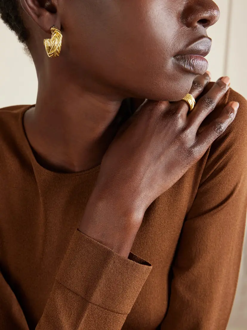 YSSO Thread Gold-plated Earrings | Thumbnail 2 YSSO Thread Gold-plated Earrings | Thumbnail 2