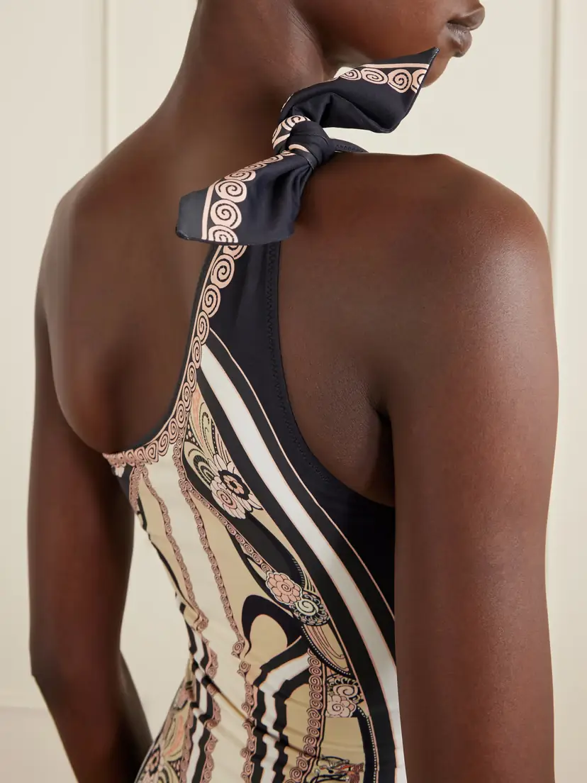 La DoubleJ Goddess One-shoulder Printed Swimsuit | Thumbnail 4 La DoubleJ Goddess One-shoulder Printed Swimsuit | Thumbnail 4