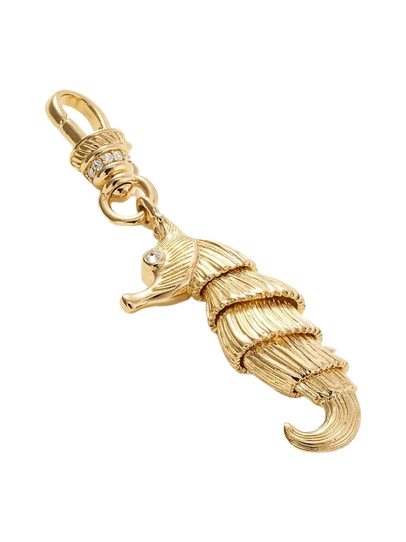 Pot-belly Seahorse 14-karat Gold Diamond Pendant Pot-belly Seahorse 14-karat Gold Diamond Pendant