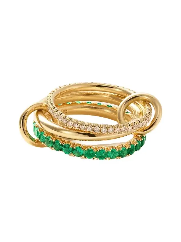 Norah 18-karat Gold, Emerald And Diamond Ring - Green Norah 18-karat Gold, Emerald And Diamond Ring - Green