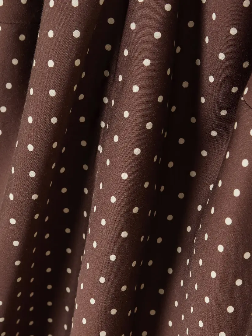 Posse Phoebe Polka-dot Tencel™ Lyocell Halterneck Midi Dress | Thumbnail 4 Posse Phoebe Polka-dot Tencel™ Lyocell Halterneck Midi Dress | Thumbnail 4