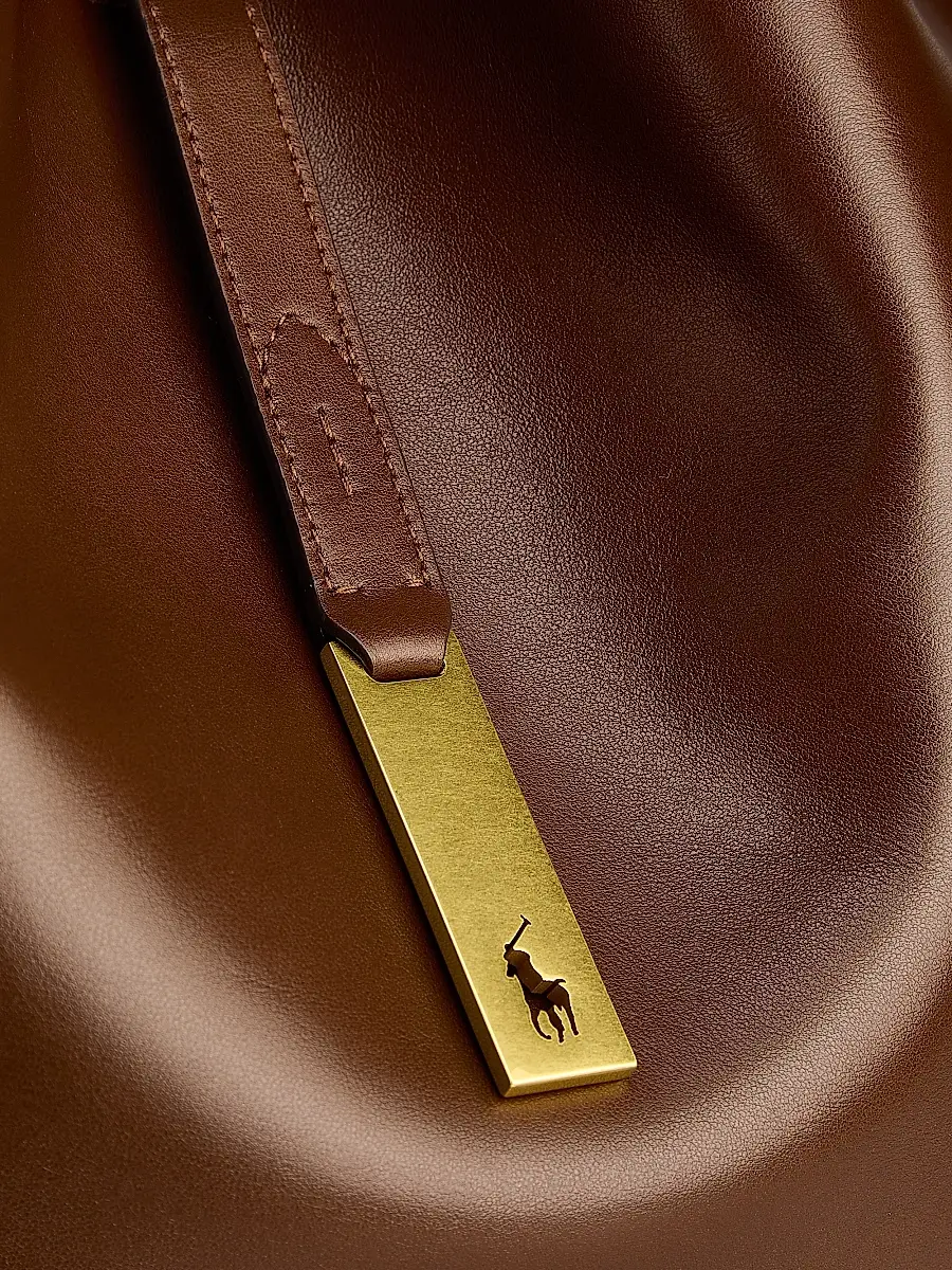 Polo Ralph Lauren Women's Polo ID Leather Shoulder Bag - Acorn | Thumbnail 5