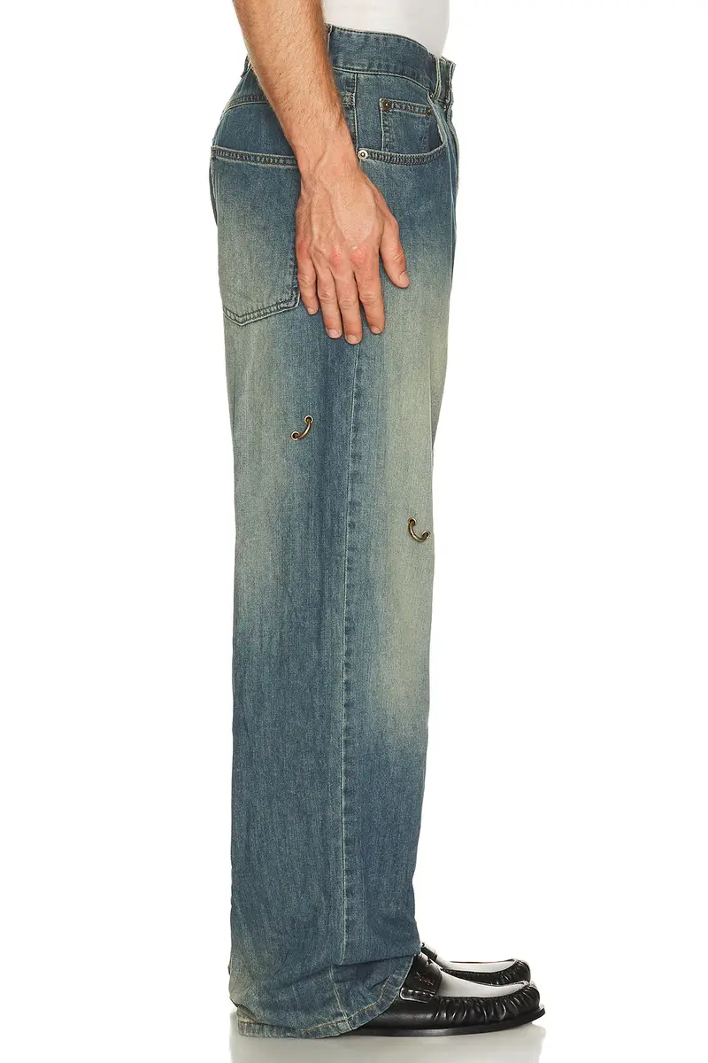 We11Done Piercing Denim Jeans | Thumbnail 2 We11Done Piercing Denim Jeans | Thumbnail 2