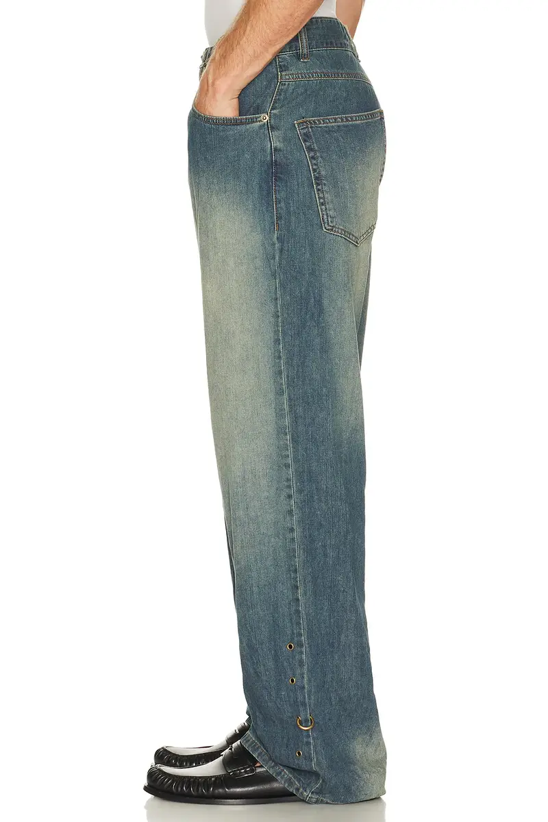 We11Done Piercing Denim Jeans | Thumbnail 3 We11Done Piercing Denim Jeans | Thumbnail 3