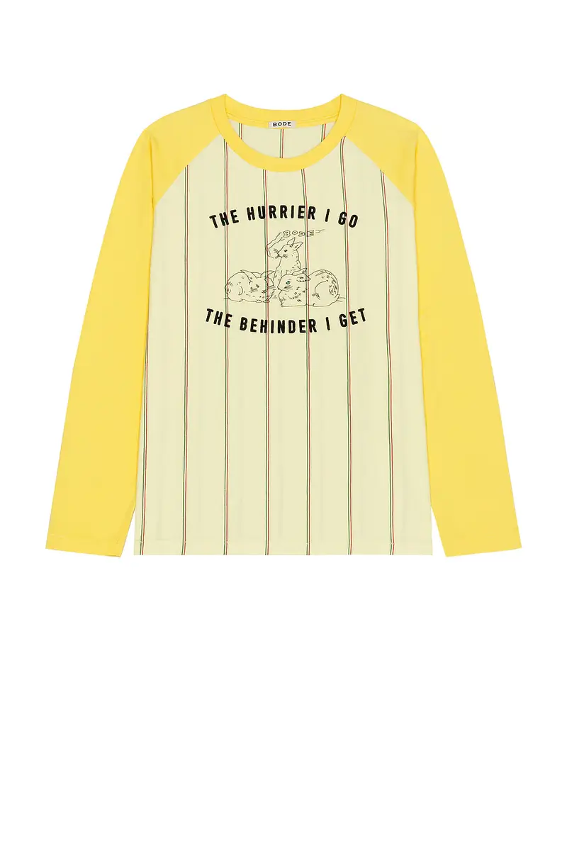 BODE Summertime Stripe Baseball Tee | Thumbnail 4