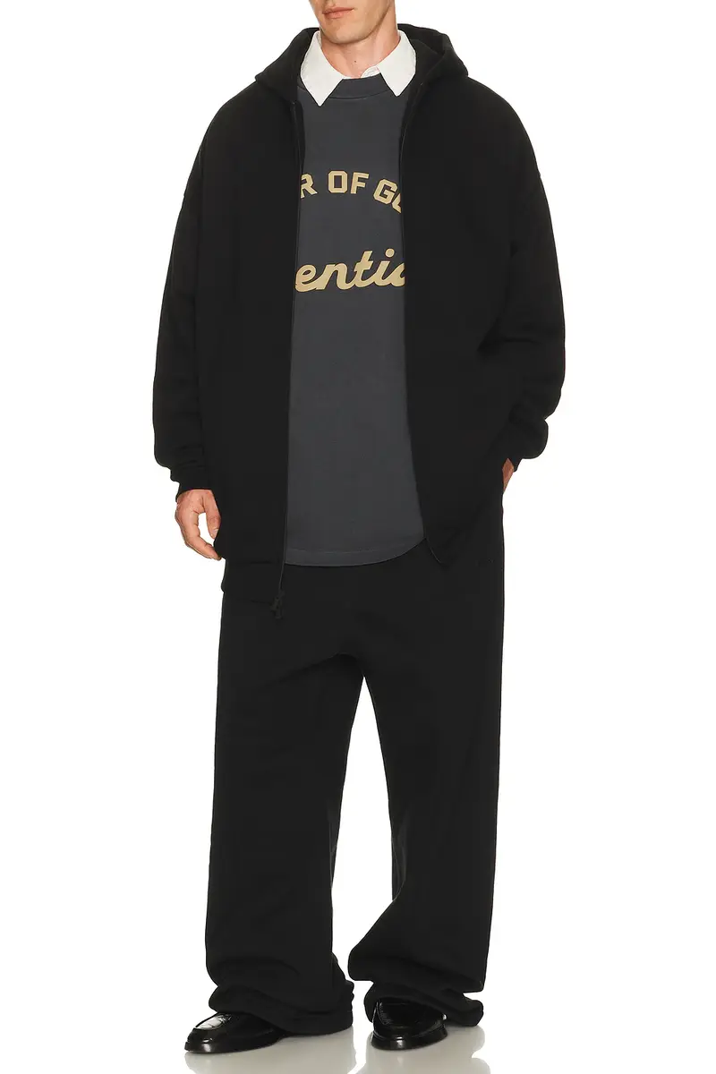 Fear of God Essentials Property Lounge Long Zip Hoodie | Thumbnail 4