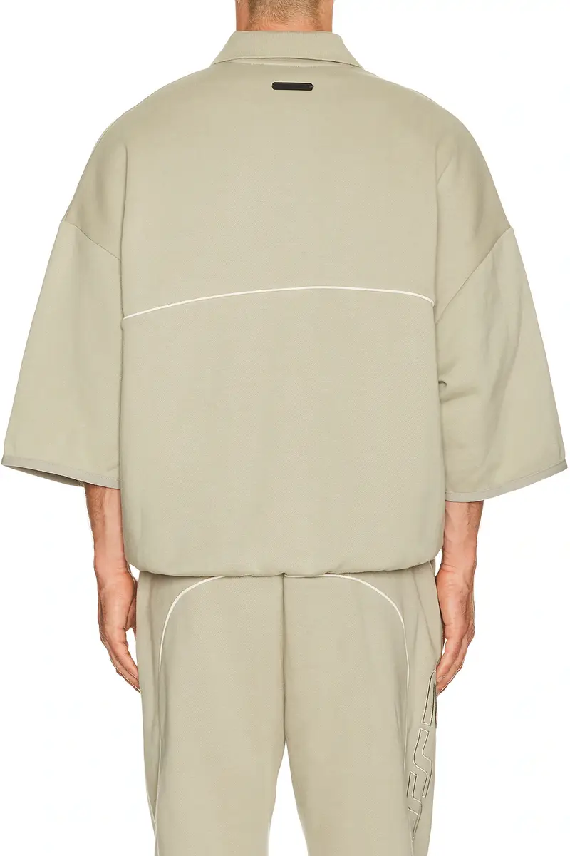 Fear of God Essentials Active Trace 3/4 Sleeve Modern Polo Sweatshirt | Thumbnail 2