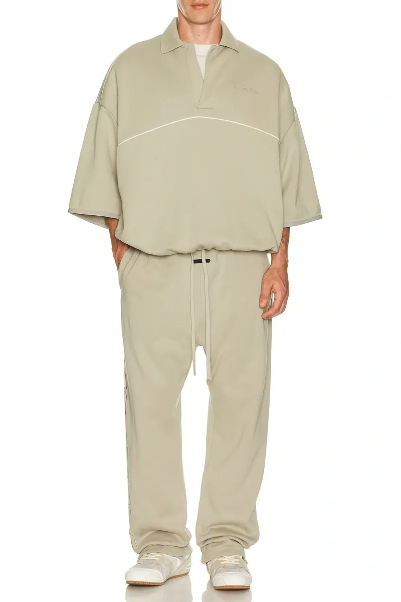 Fear of God Essentials Active Trace 3/4 Sleeve Modern Polo Sweatshirt | Thumbnail 3