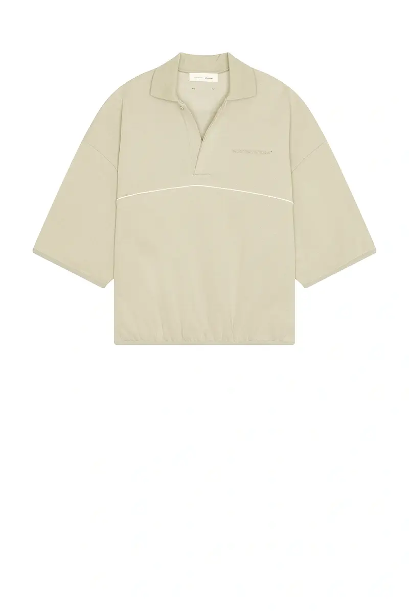 Fear of God Essentials Active Trace 3/4 Sleeve Modern Polo Sweatshirt | Thumbnail 4