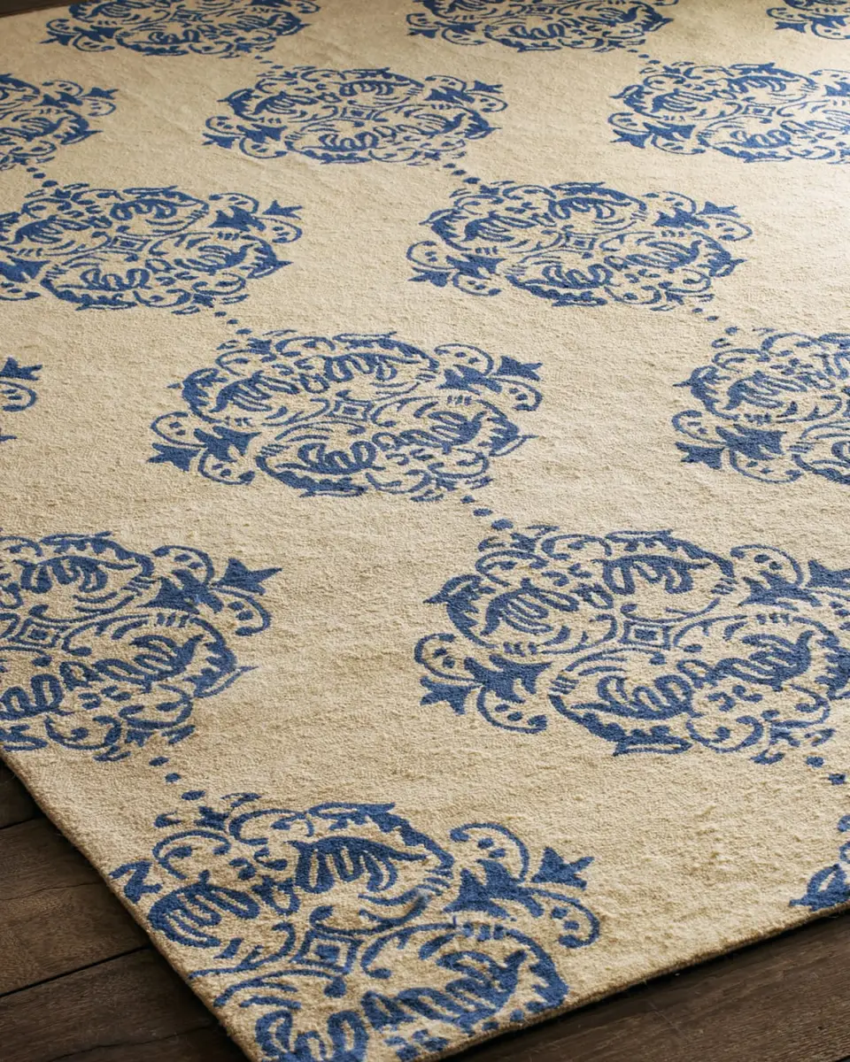 Safavieh Blue Medallions Rug | Thumbnail 2 Safavieh Blue Medallions Rug | Thumbnail 2