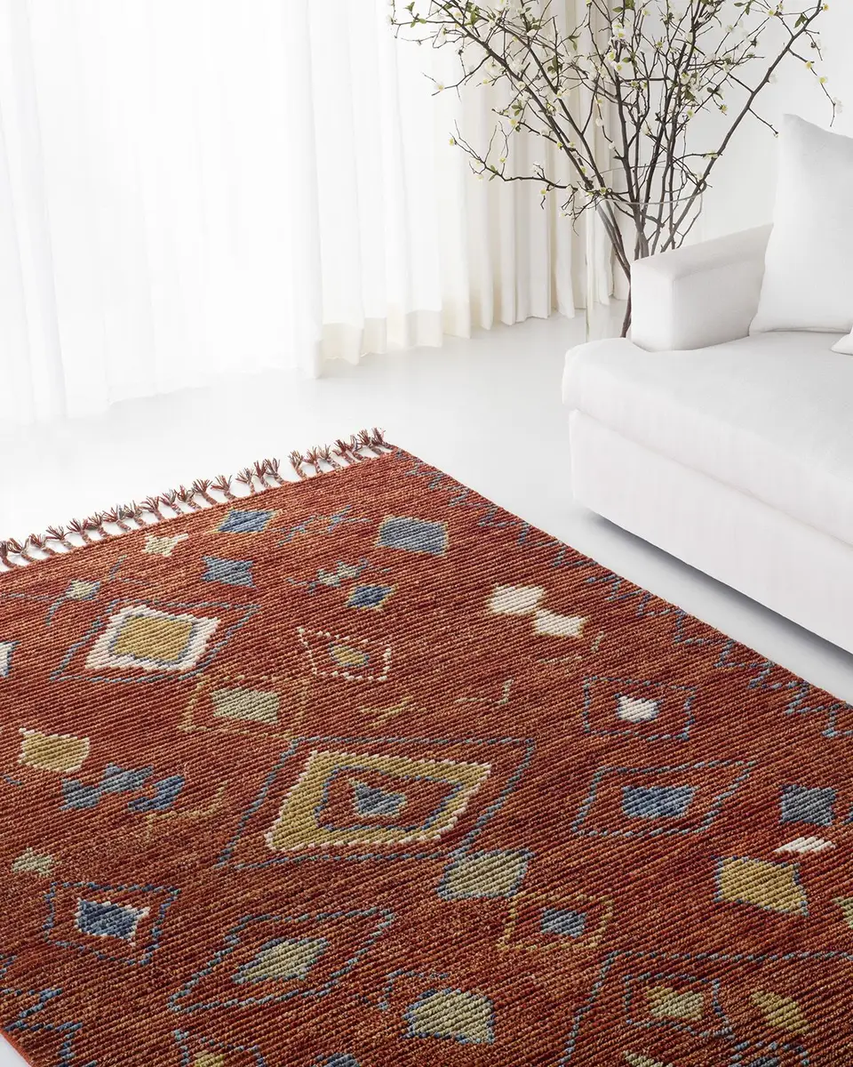Lauren Ralph Lauren Nahla Currant Hand-Knotted Rug | Thumbnail 5 Lauren Ralph Lauren Nahla Currant Hand-Knotted Rug | Thumbnail 5