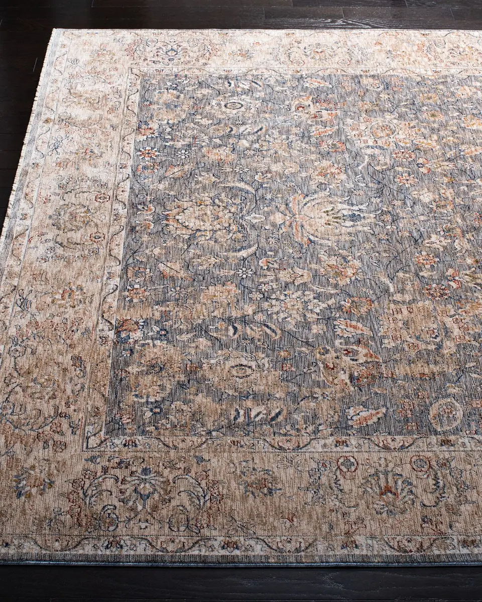 Lauren Ralph Lauren Celia Gray/Ivory Power-Loomed Rug | Thumbnail 2 Lauren Ralph Lauren Celia Gray/Ivory Power-Loomed Rug | Thumbnail 2