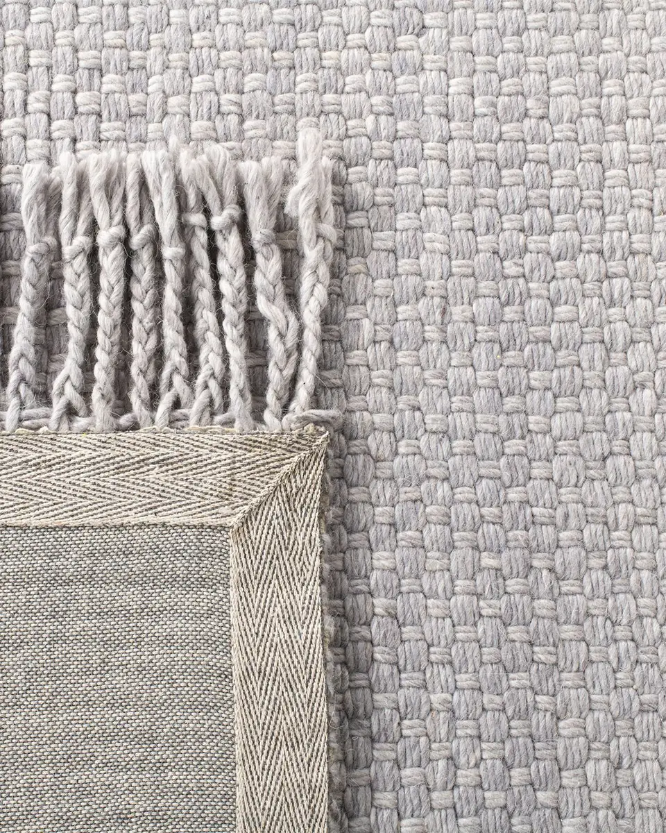 Lauren Ralph Lauren Amalie Pewter Hand-Woven Flat Weave Rug | Thumbnail 6 Lauren Ralph Lauren Amalie Pewter Hand-Woven Flat Weave Rug | Thumbnail 6