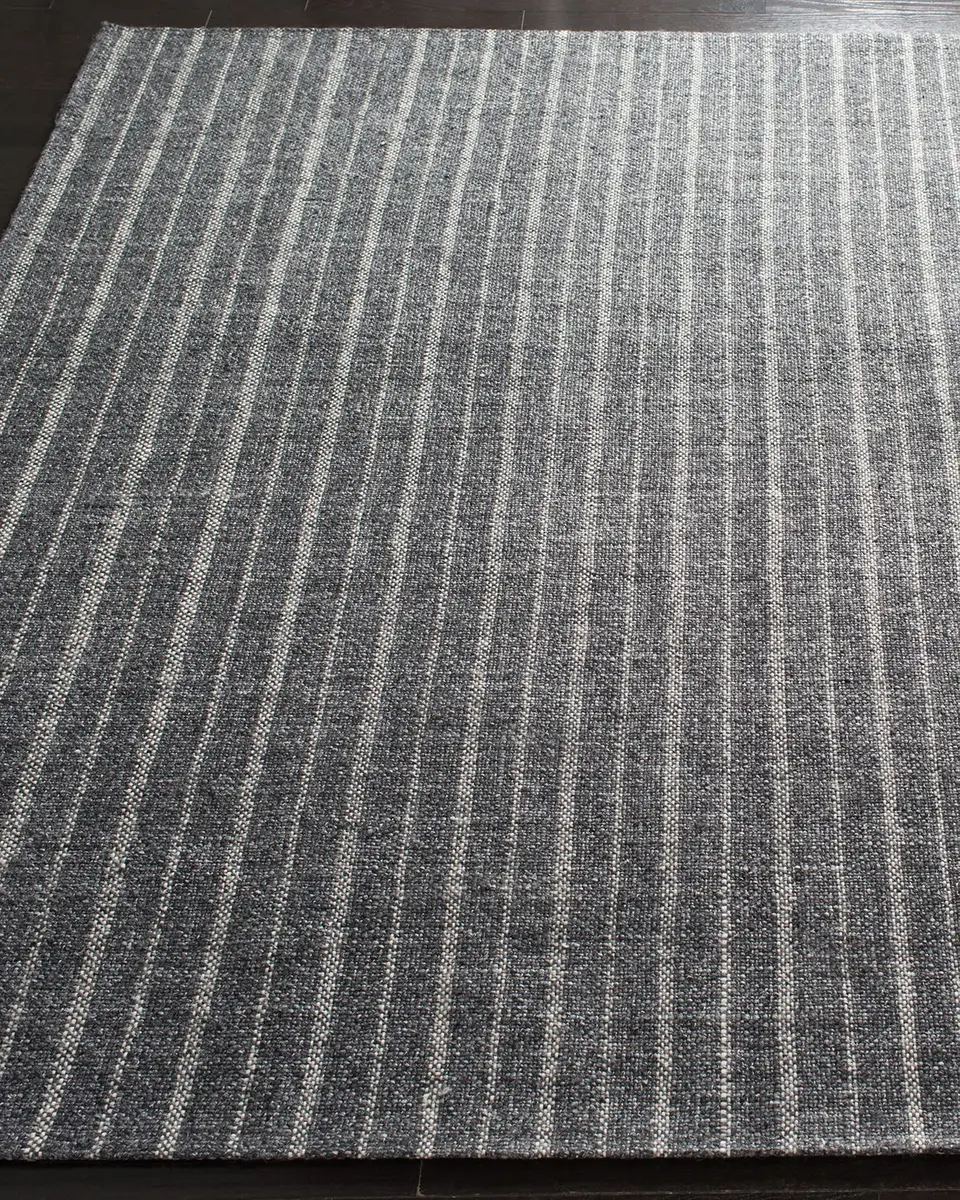 Lauren Ralph Lauren Miles Charcoal Stripe Flat Weave Rug | Thumbnail 2 Lauren Ralph Lauren Miles Charcoal Stripe Flat Weave Rug | Thumbnail 2