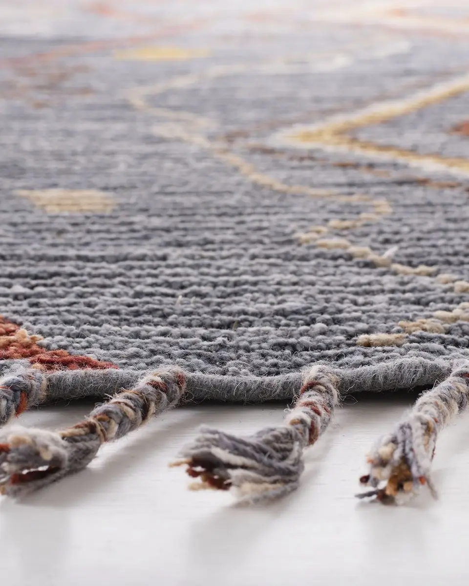 Lauren Ralph Lauren Nahla Blue Hand-Knotted Rug | Thumbnail 4 Lauren Ralph Lauren Nahla Blue Hand-Knotted Rug | Thumbnail 4