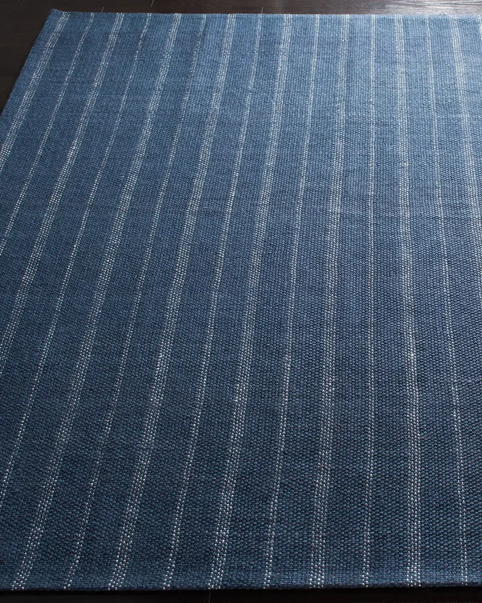 Lauren Ralph Lauren Miles Navy Stripe Flat Weave Rug