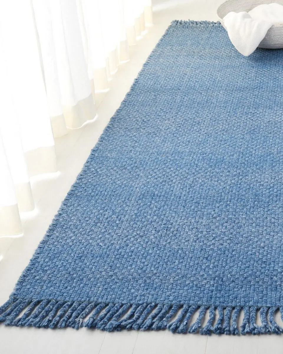 Lauren Ralph Lauren Amalie Blue Hand-Woven Flat Weave Rug | Thumbnail 5