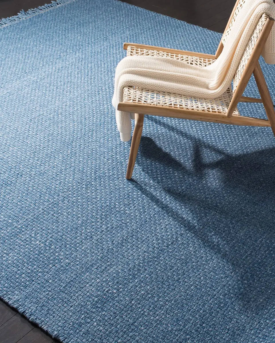 Lauren Ralph Lauren Amalie Blue Hand-Woven Flat Weave Rug