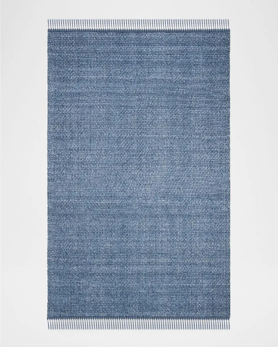 Lauren Ralph Lauren Amalie Blue Hand-Woven Flat Weave Rug | Thumbnail 3 Lauren Ralph Lauren Amalie Blue Hand-Woven Flat Weave Rug | Thumbnail 3
