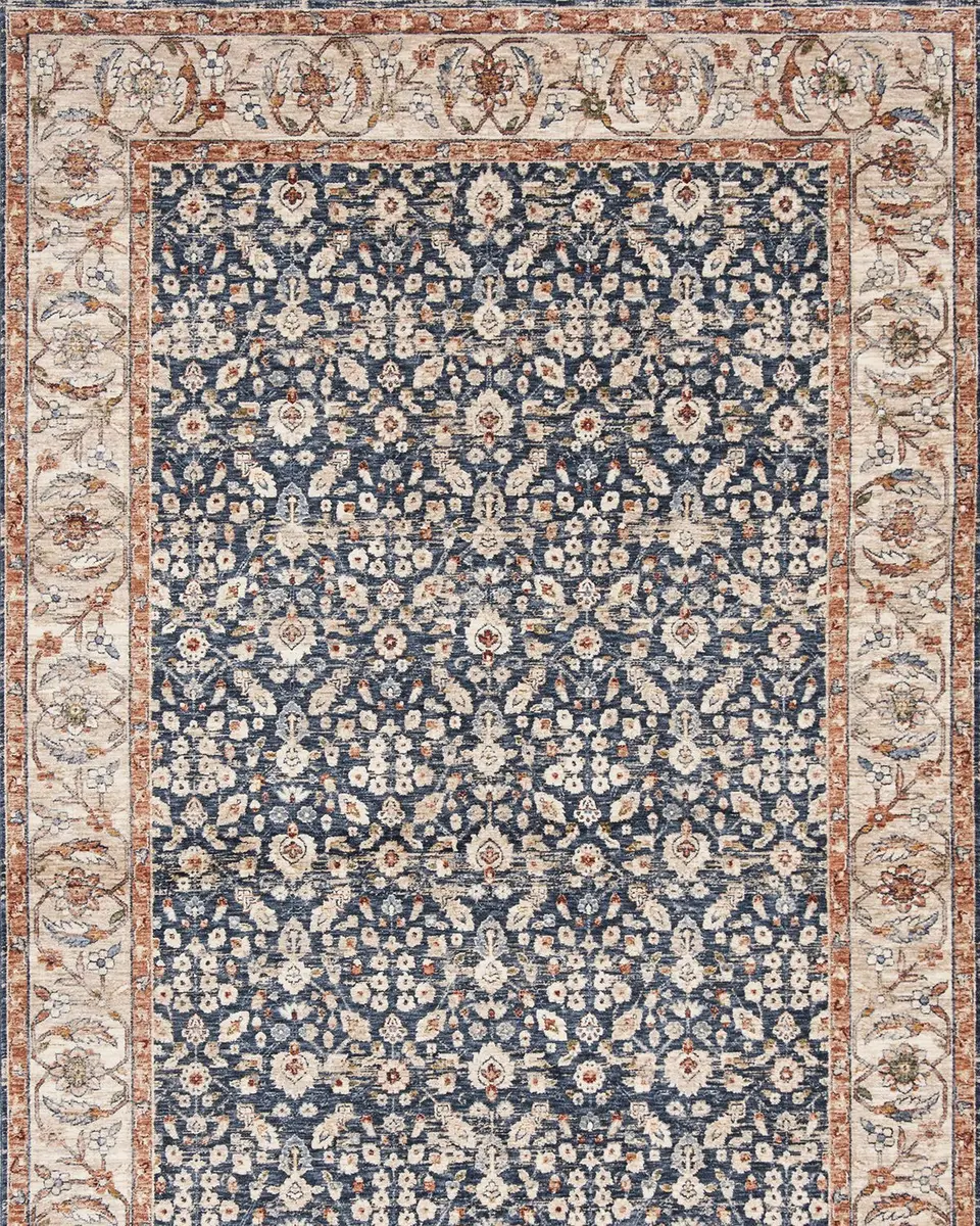 Lauren Ralph Lauren Carlingford Navy Power-Loomed Rug | Thumbnail 2 Lauren Ralph Lauren Carlingford Navy Power-Loomed Rug | Thumbnail 2