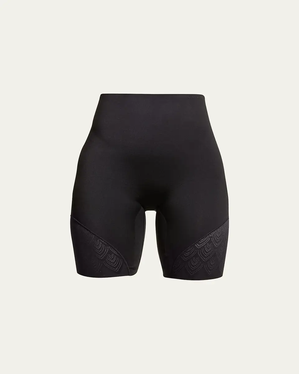 Chantelle Microfiber & Lace High-Waist Thigh Shaper | Thumbnail 4