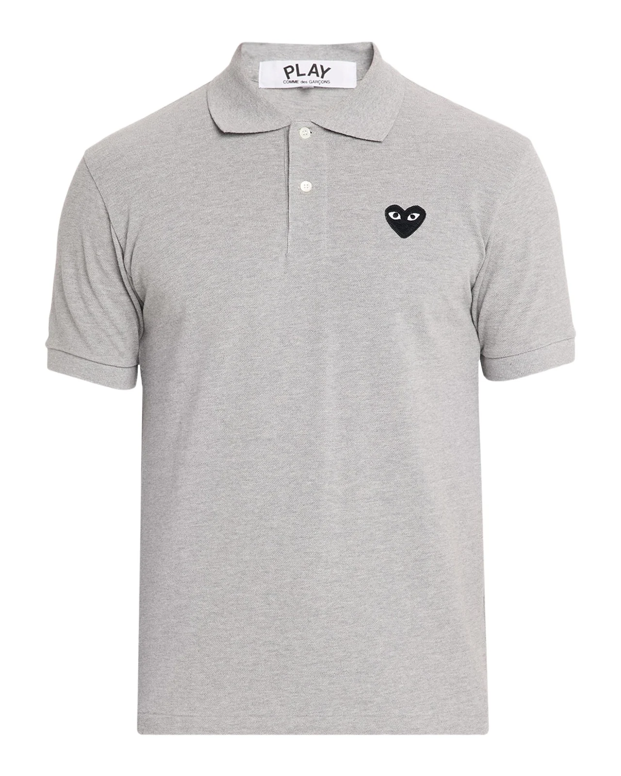 Men's Black Heart Cotton Polo Shirt Men's Black Heart Cotton Polo Shirt