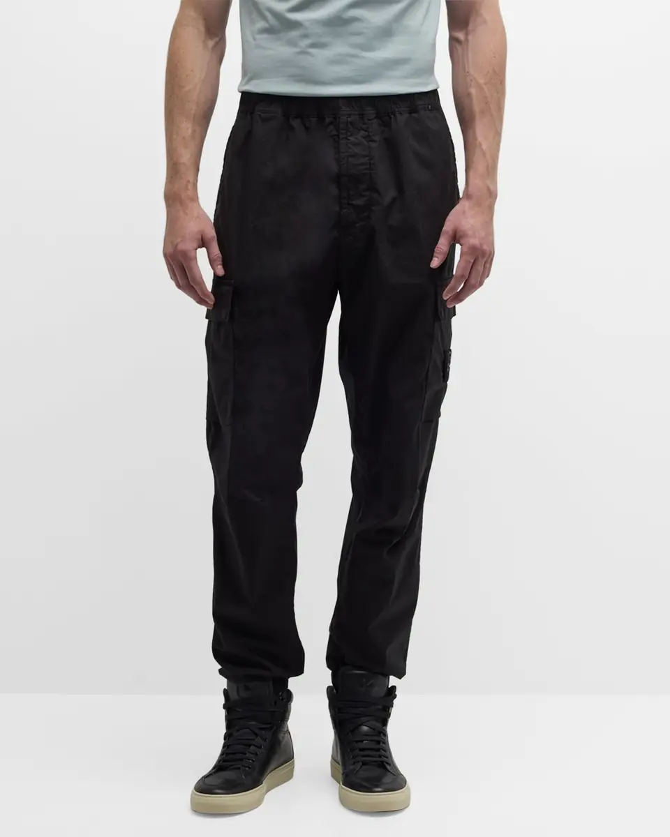 Stone Island Men's Stretch Cotton Cargo Pants | Thumbnail 2 Stone Island Men's Stretch Cotton Cargo Pants | Thumbnail 2