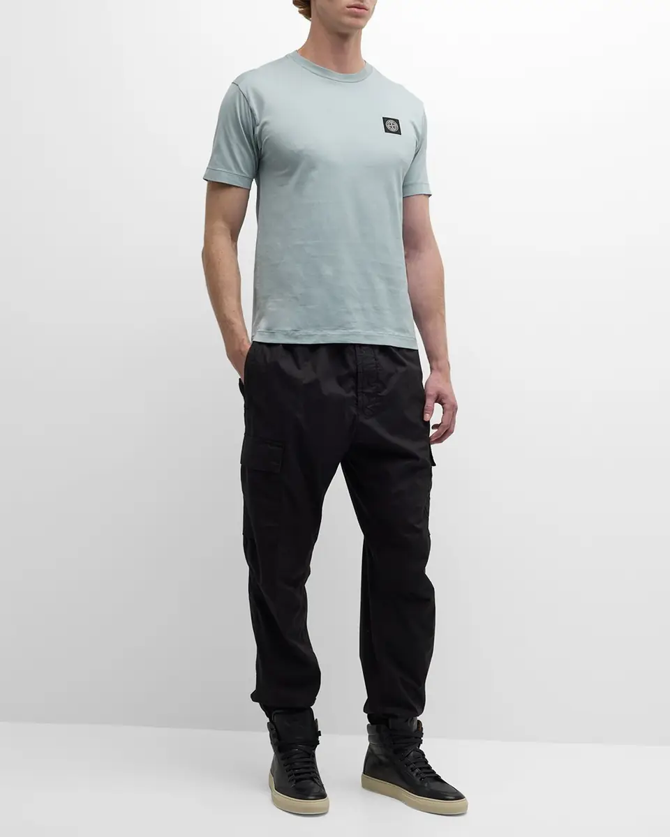 Stone Island Men's Stretch Cotton Cargo Pants | Thumbnail 3 Stone Island Men's Stretch Cotton Cargo Pants | Thumbnail 3